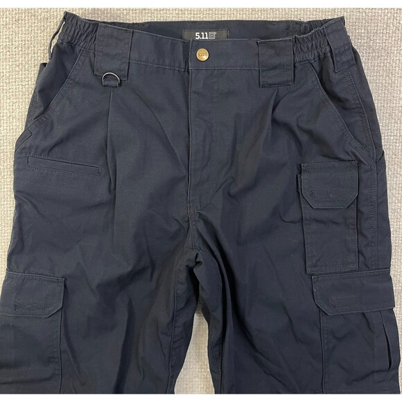 5.11 Tactical Pants Ripstop Cargo Men's 32x32 (Fits 31x31) Blue Flex Waist - Picture 2 of 11